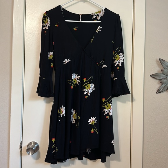 Free People Time On My Side Black Dress - Picture 3 of 13